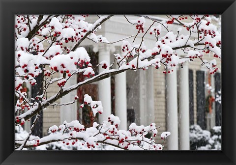 Framed Twickenham in Christmas, Huntsville, Alabama Print