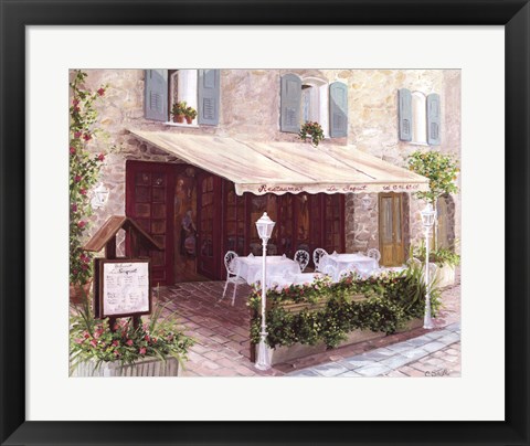 Framed Restaurant Print