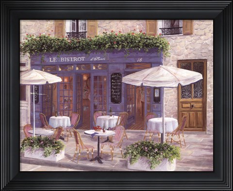 Framed Bistrot Print