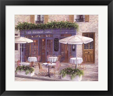 Framed Bistrot Print