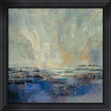 Framed Coastal View II v2 Print