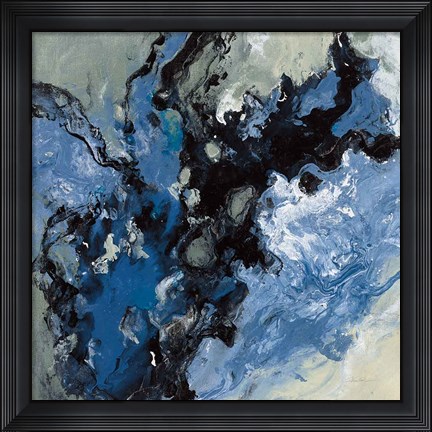 Framed Roaring Waves II Print