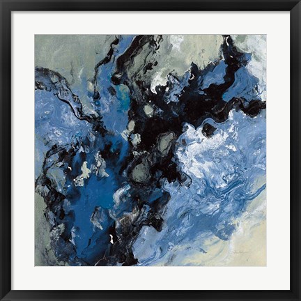 Framed Roaring Waves II Print