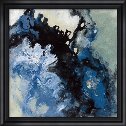 Framed Roaring Waves I Print