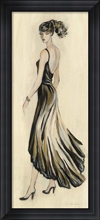 Framed Evening Gown IV Print