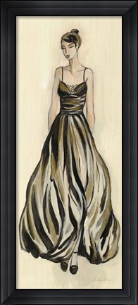 Framed Evening Gown III Print