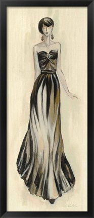 Framed Evening Gown II Print