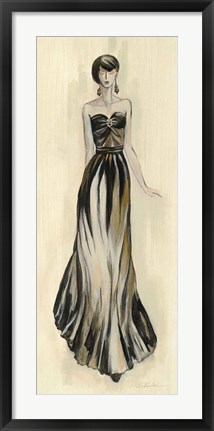 Framed Evening Gown II Print