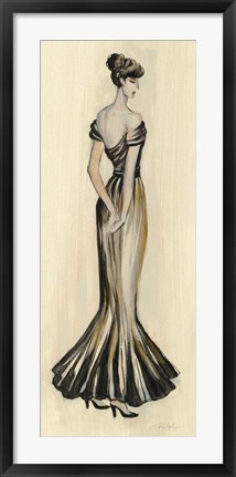 Framed Evening Gown I Print