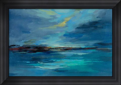Framed Early Morning Sea Print