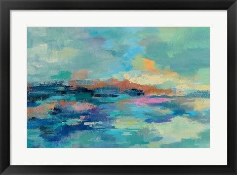 Framed Summer Seaside Print