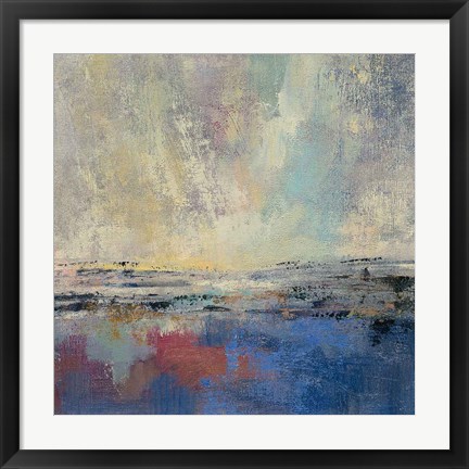 Framed Coastal View I Print