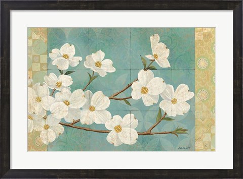 Framed Kimono Blossoms Print