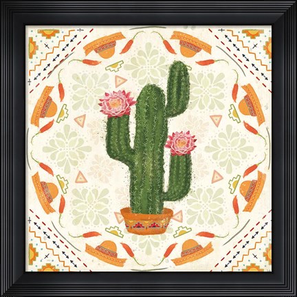 Framed Tex Mex Fiesta V Print