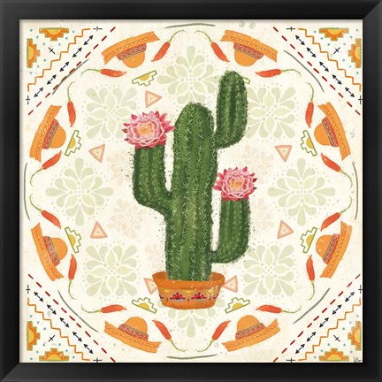 Framed Tex Mex Fiesta V Print