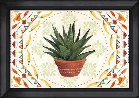 Framed Tex Mex Fiesta II Print