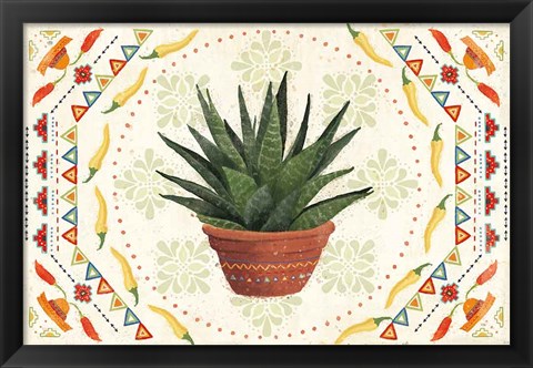 Framed Tex Mex Fiesta II Print