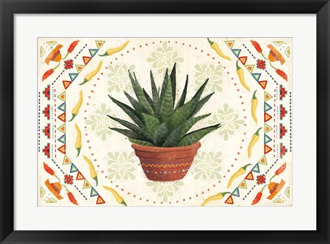 Framed Tex Mex Fiesta II Print