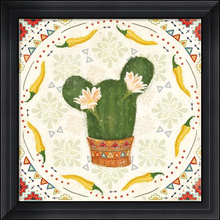 Framed Tex Mex Fiesta IV Print