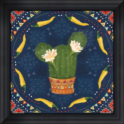 Framed Tex Mex Fiesta IV Dark Print