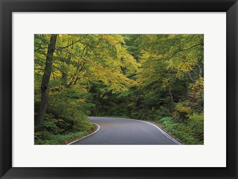 Framed Smugglers Notch Road Print