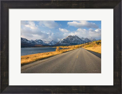 Framed Going To The Sun Road Print
