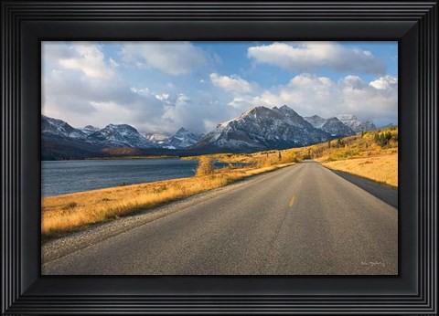 Framed Going To The Sun Road Print