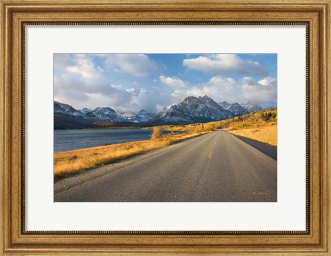 Framed Going To The Sun Road Print
