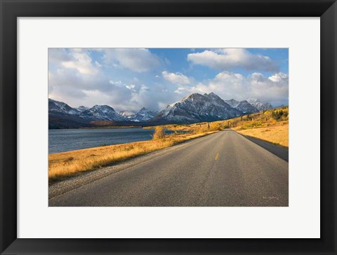 Framed Going To The Sun Road Print