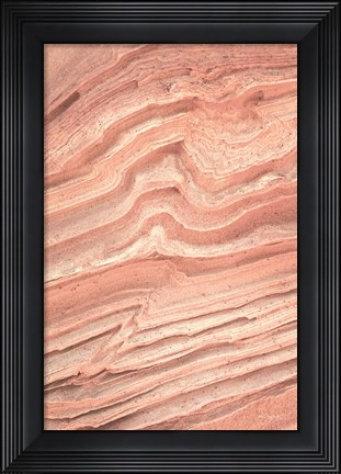 Framed Coyote Buttes IV Blush Orange Print