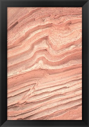 Framed Coyote Buttes IV Blush Orange Print