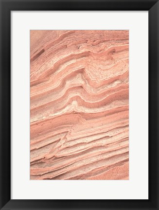 Framed Coyote Buttes IV Blush Orange Print