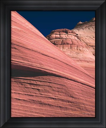 Framed Coyote Buttes II Blush Print