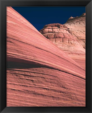 Framed Coyote Buttes II Blush Print