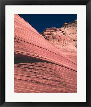 Framed Coyote Buttes II Blush Print