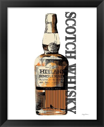 Framed Scotch Whisky Print