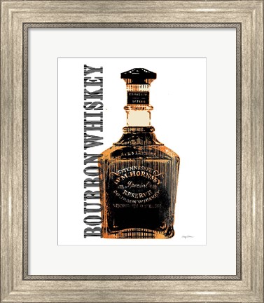 Framed Bourbon Whiskey Print