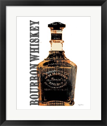 Framed Bourbon Whiskey Print