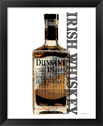 Framed Irish Whiskey Print