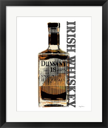 Framed Irish Whiskey Print