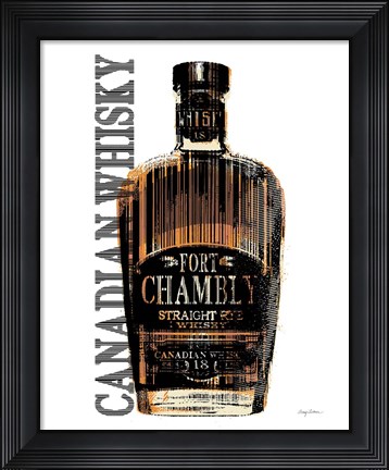 Framed Canadian Whisky Print