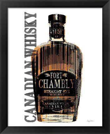 Framed Canadian Whisky Print