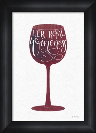 Framed Wineness Print