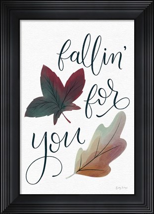 Framed Fallin For You Print