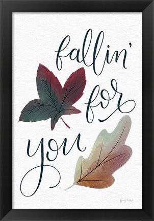 Framed Fallin For You Print