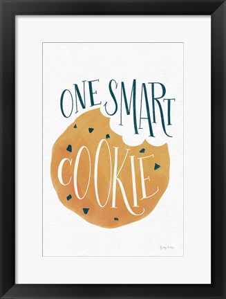 Framed One Smart Cookie Print