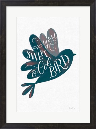 Framed Sweet Old Bird Print
