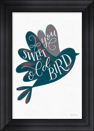Framed Sweet Old Bird Print