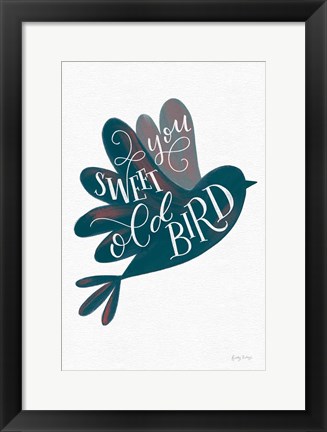 Framed Sweet Old Bird Print