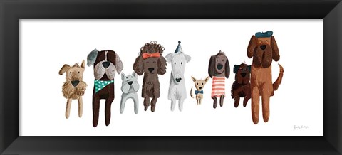 Framed Picnic Pets Dogs III Print